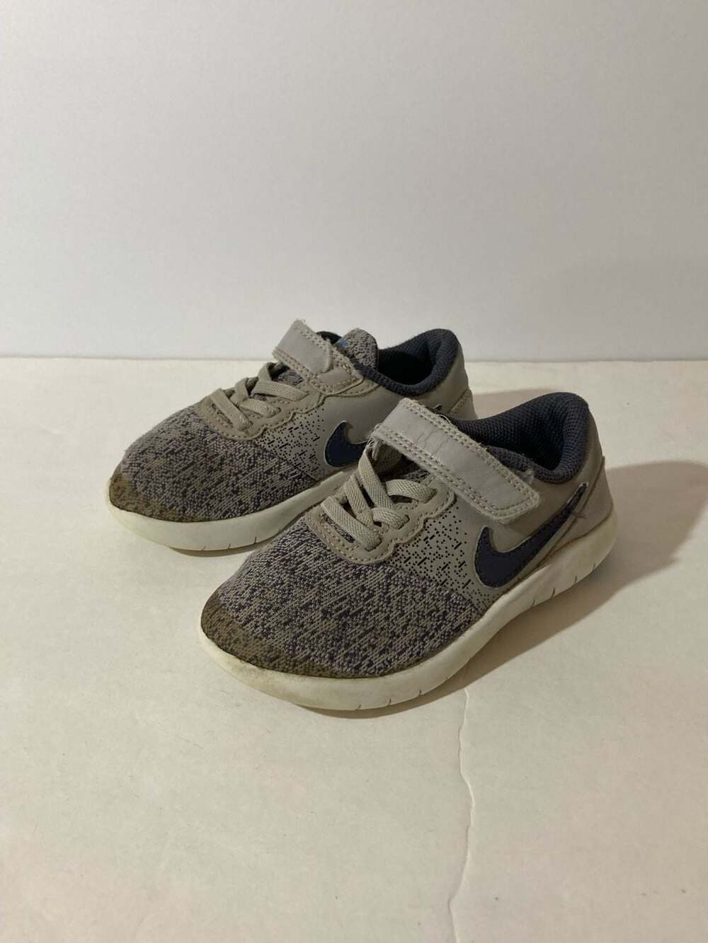 Nike Flex Contact Toddler Sneakers Grey Purple Size 11C